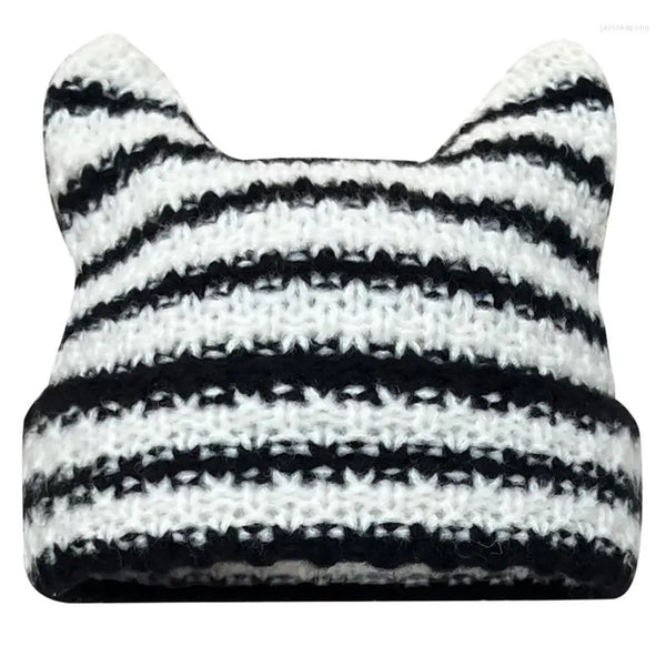 Wendy – Cat Ear Knitted Beanie – Cute & Cozy