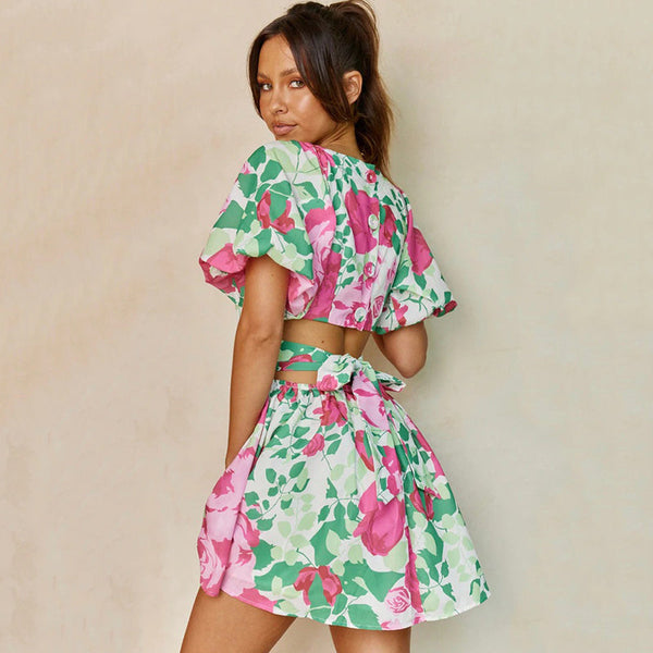 KYRA | Floral Pattern Summer Dress