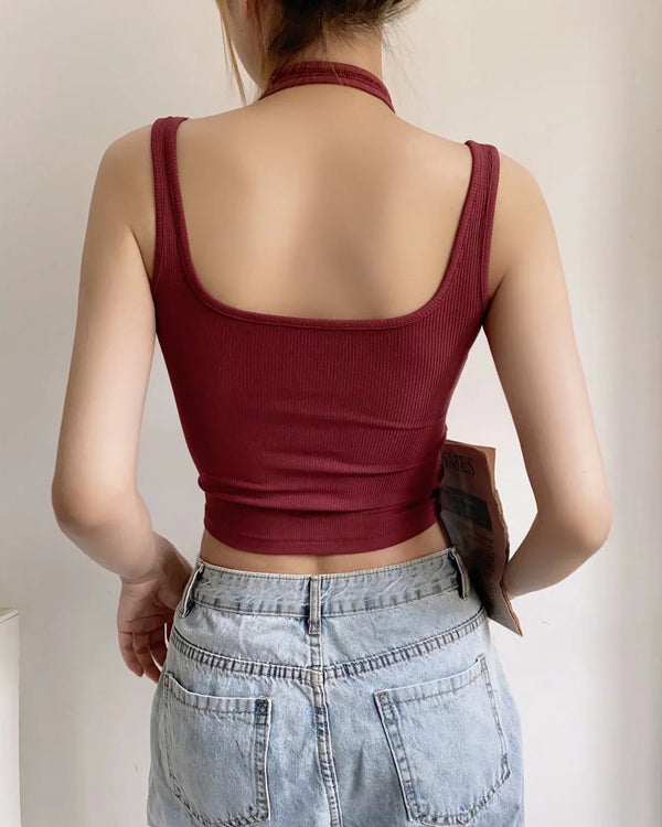 ALLISON | Ribbed Off-Shoulder Camisole