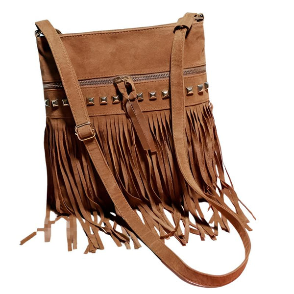 Loida | Vintage Fringe Crossbody Bag