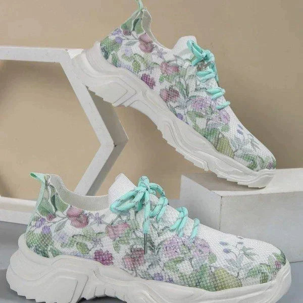 Blaise | Floral Print Sneakers
