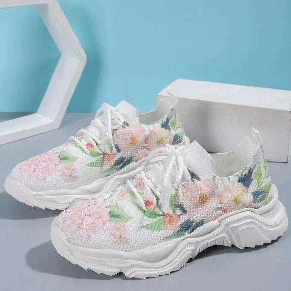 Blaise | Floral Print Sneakers