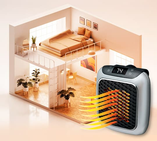 CozyHeat - Mini Heater - Instant Warmth Anytime, Anywhere