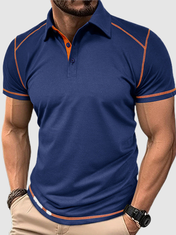 Alexander | Men's Half-button Short-sleeved Polo