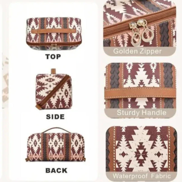 Mitch | Women's Bohemian Cosmetic Travel Bag