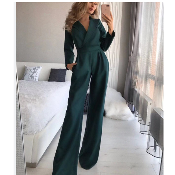 Desie | Long Sleeve Slim Fit Jumpsuit