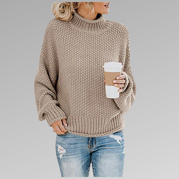 THERESE | Turtleneck Knitted Sweater