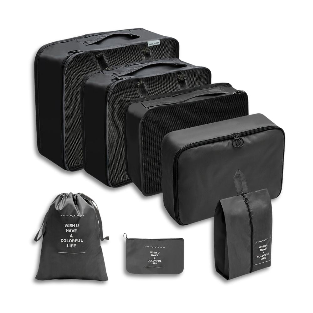 Pro | Travel Packing Cubes Set (7 Pieces)