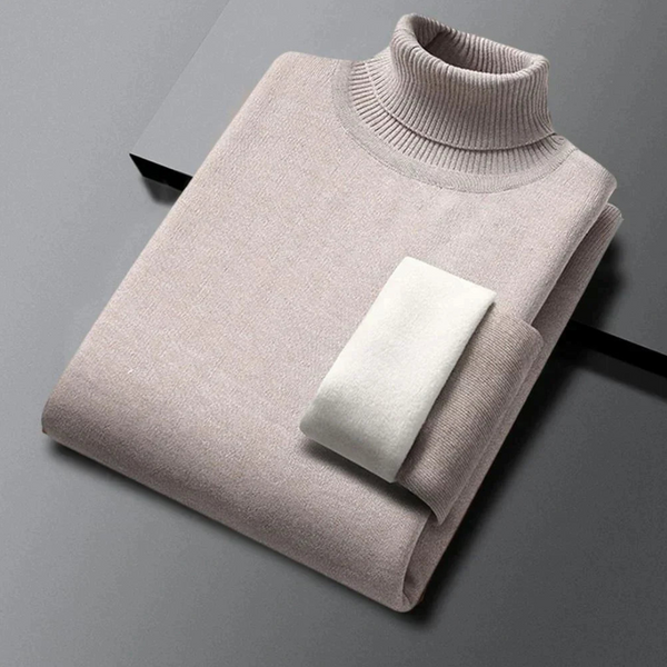 Men's Knitted Turtleneck Sweater