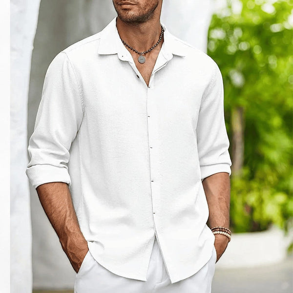 Mike | Long-sleeved Button-down Shirt