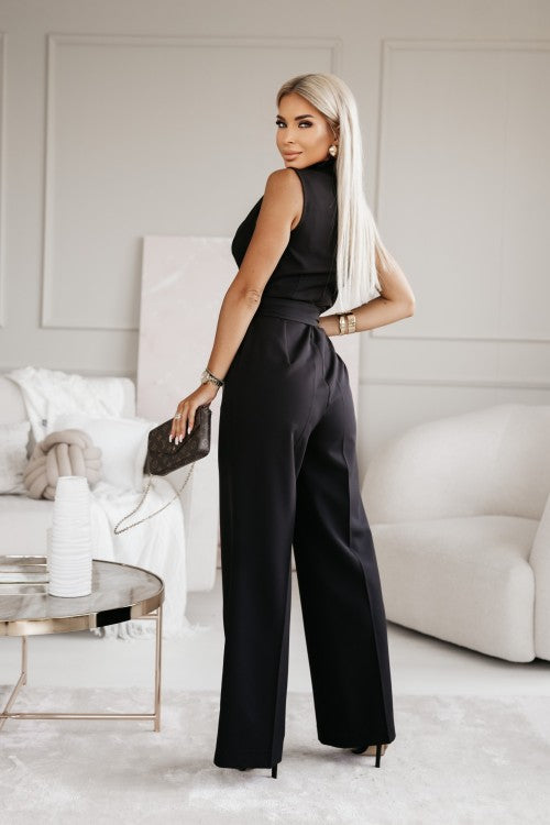 Elda | Lapel Collared Women's Jumpsuit