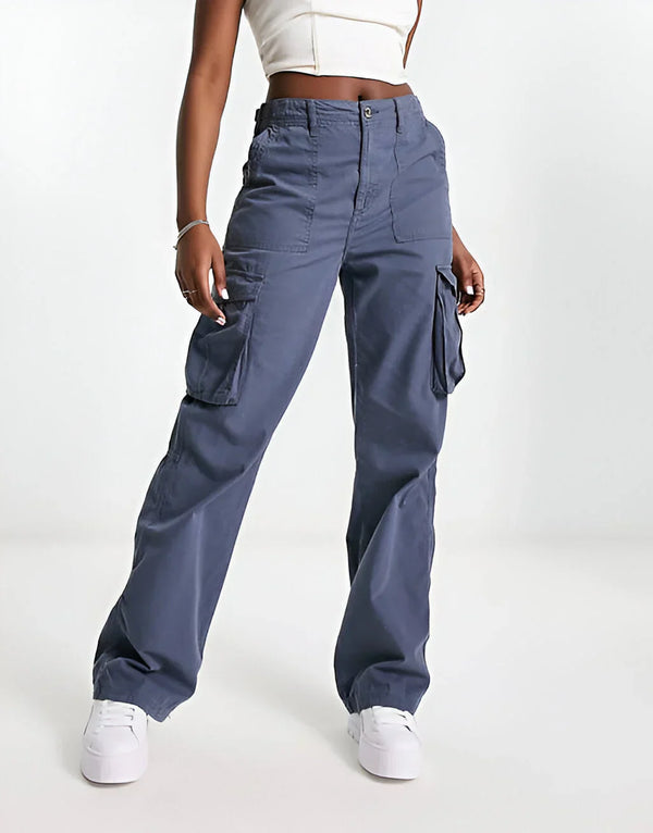 VEDA | Adjustable Waist Cargo Pants