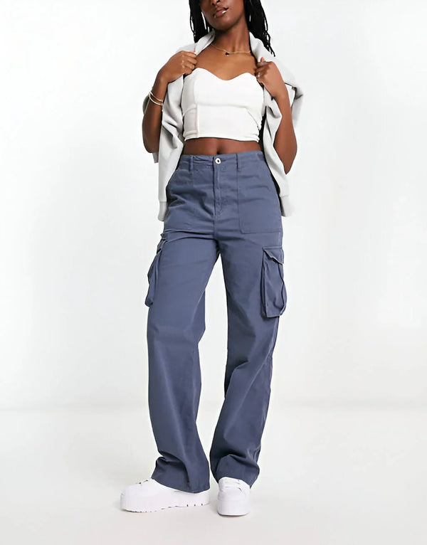 VEDA | Adjustable Waist Cargo Pants