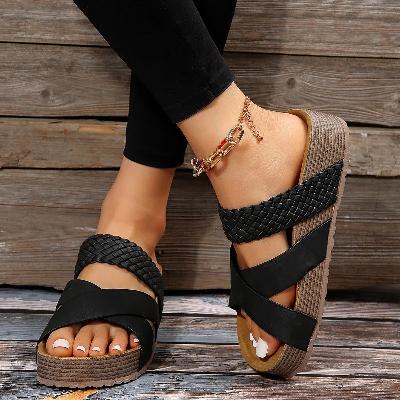 Ethel | Cross-strap Orthopedic Sandals