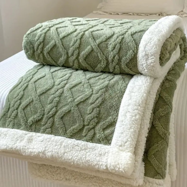 Reversible Comfort Throw Blanket - Soft, Stylish & Perfect for Year-Round Warmth