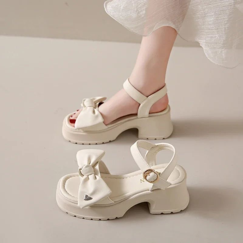 Julia | Ortho Chic Bow Sandals