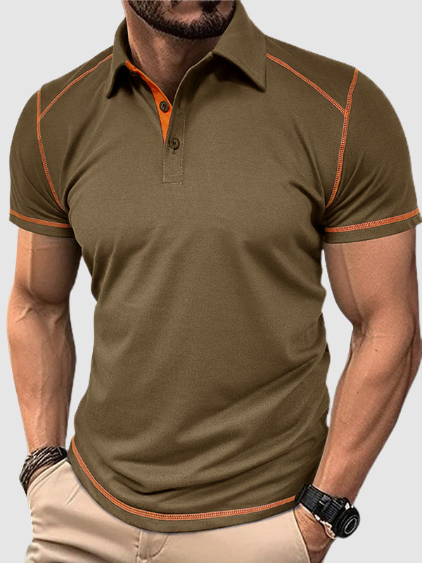 Alexander | Men's Half-button Short-sleeved Polo