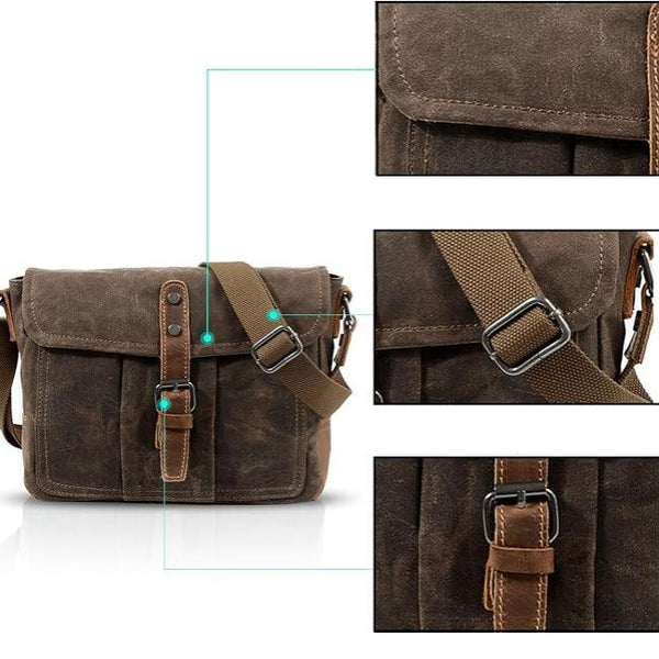 Roger | Vintage Crossbody Messenger Bag