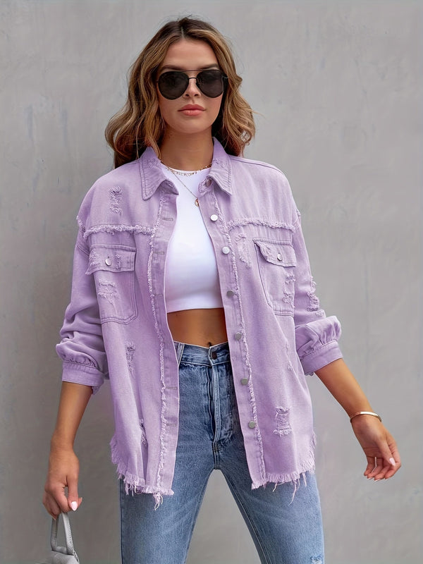 AURORA | Colorful Denim Jacket