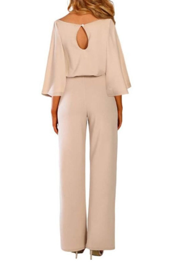 MOIRA | Belted Long Sleeve Jumpsuit