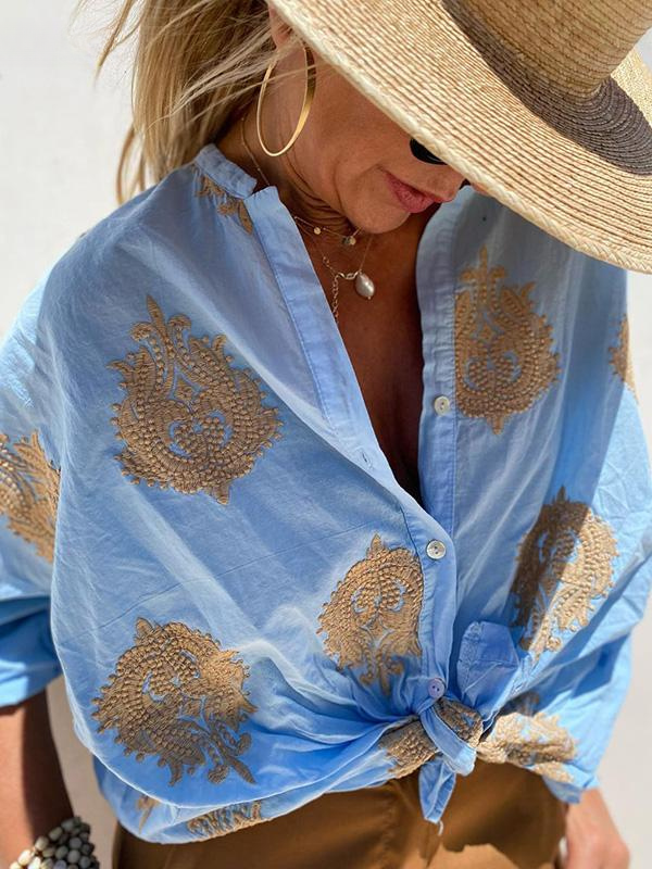 ARIA | Embroidered Women's Blouse