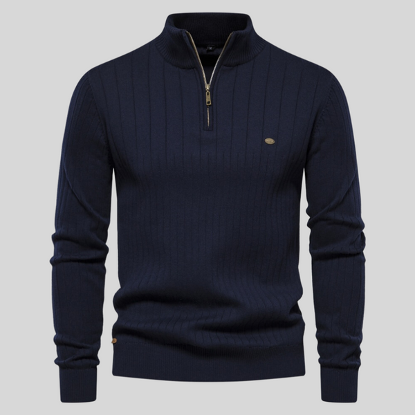 Men's Half Zip Knit Sweater