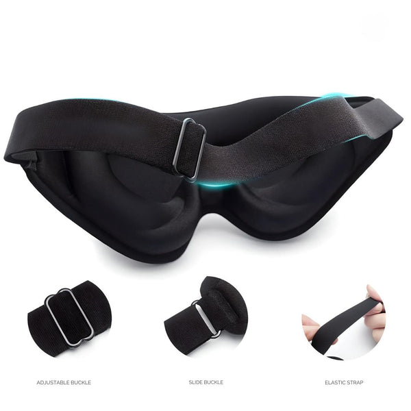 CloudRest – Memory Foam Travel Sleep Mask – For Ultimate Comfort & Deep Sleep