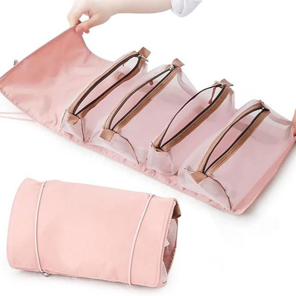 Elvira | Large-Capacity Waterproof Foldable Hanging Toiletry and Cosmetic Travel Bag