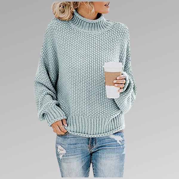 THERESE | Turtleneck Knitted Sweater