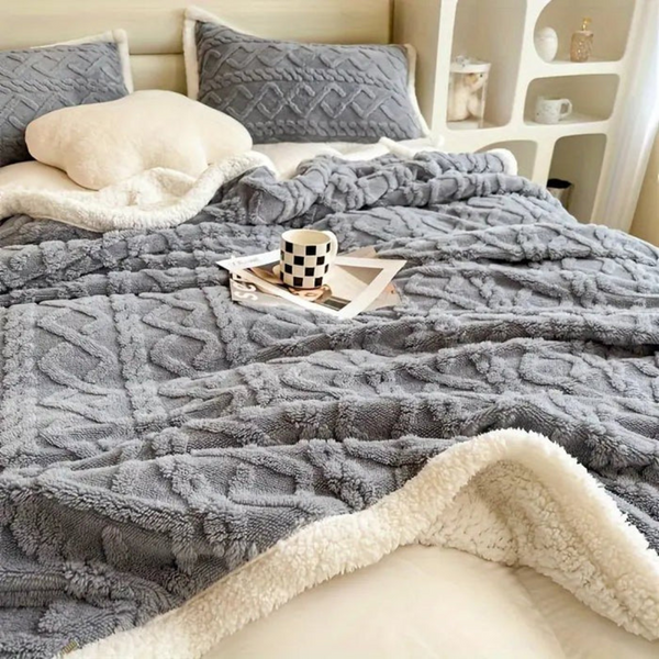 Reversible Comfort Throw Blanket - Soft, Stylish & Perfect for Year-Round Warmth