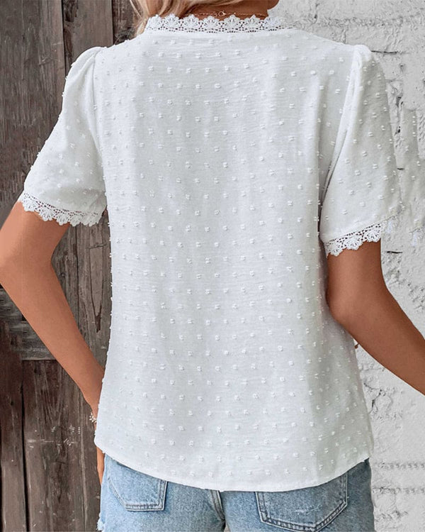 Felecity | V-neck Lace Blouse