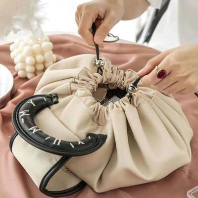 Chona | Foldable Drawstring Cosmetic Makeup Travel Bag