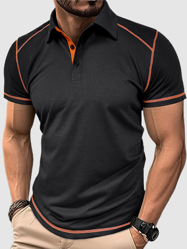 Alexander | Men's Half-button Short-sleeved Polo