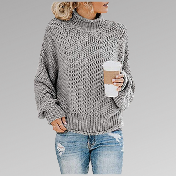 THERESE | Turtleneck Knitted Sweater