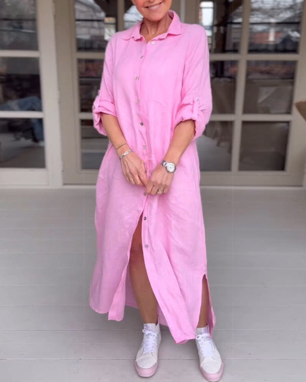 BRITNEY | Comfy Shirt Dress