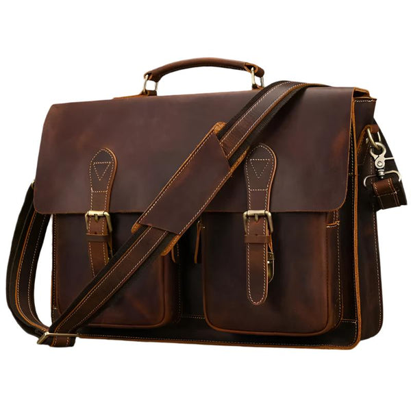 Nash | Vintage Messenger Laptop Handbag