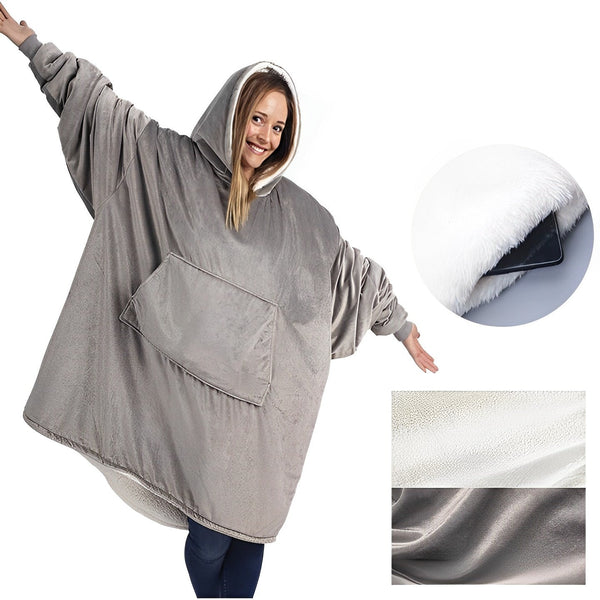 CozyHood Hoodie Blanket - Ultimate Comfort & Warmth for All-Day Relaxation