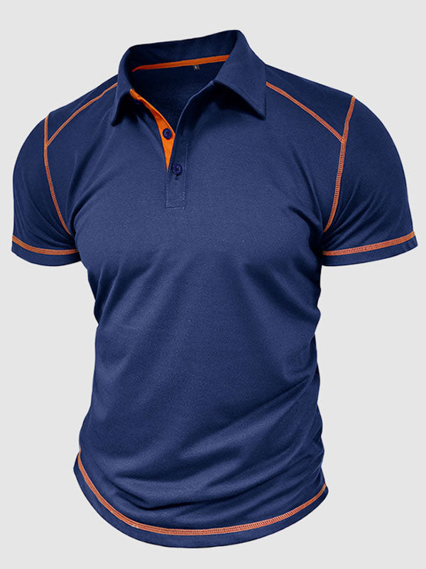 Alexander | Men's Half-button Short-sleeved Polo