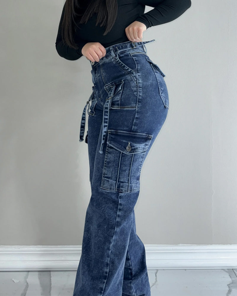 RAYA | High Waisted Work Jeans