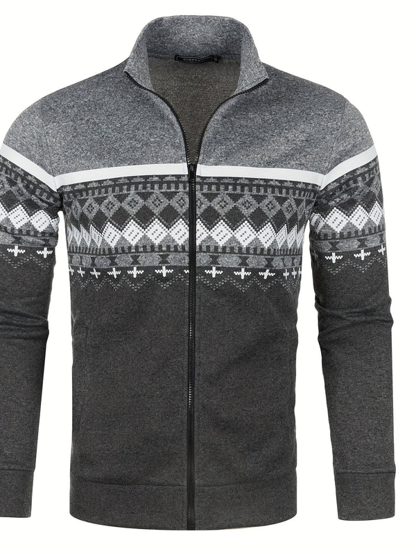 James | Retro Stretch Cardigan for Men