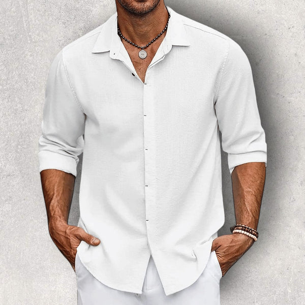 Mike | Long-sleeved Button-down Shirt