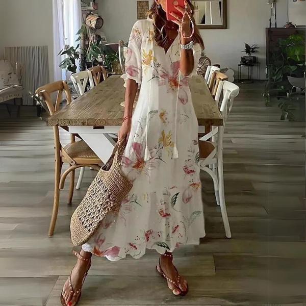 Scarlett | Floral Print Maxi Dress