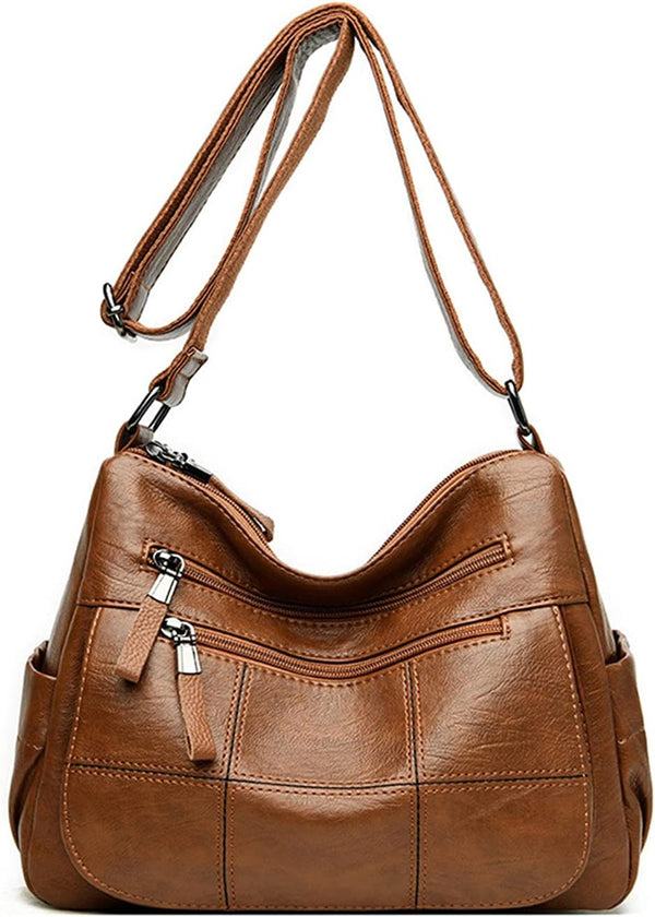 Lanie | Multi-Pocket Vintage Crossbody Bag