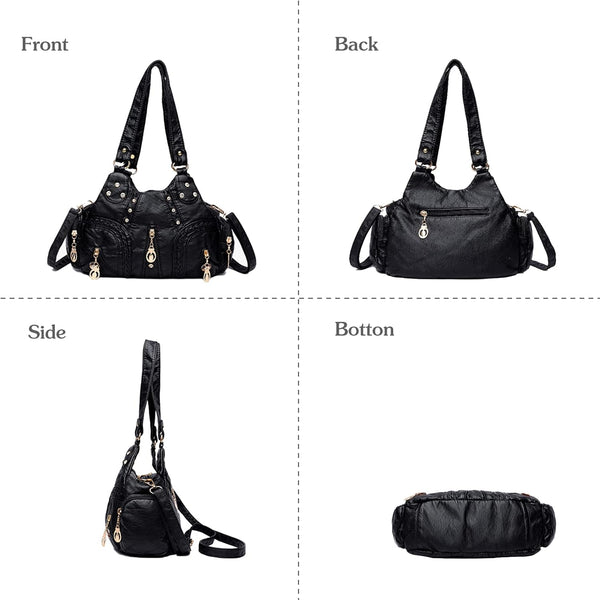 Mitchelle | Chic Crossbody Handbag with Multi-Pocket Design