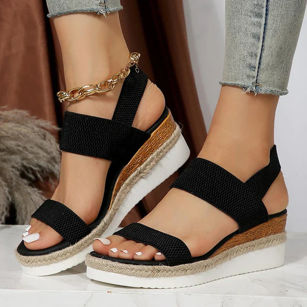 Elliana | Stretchable Ankle Strap Sandal