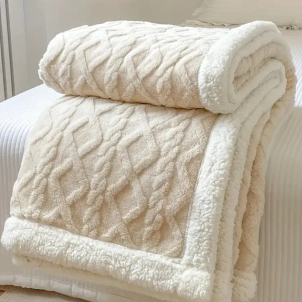 Reversible Comfort Throw Blanket - Soft, Stylish & Perfect for Year-Round Warmth