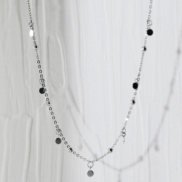 Silver Drop Necklace