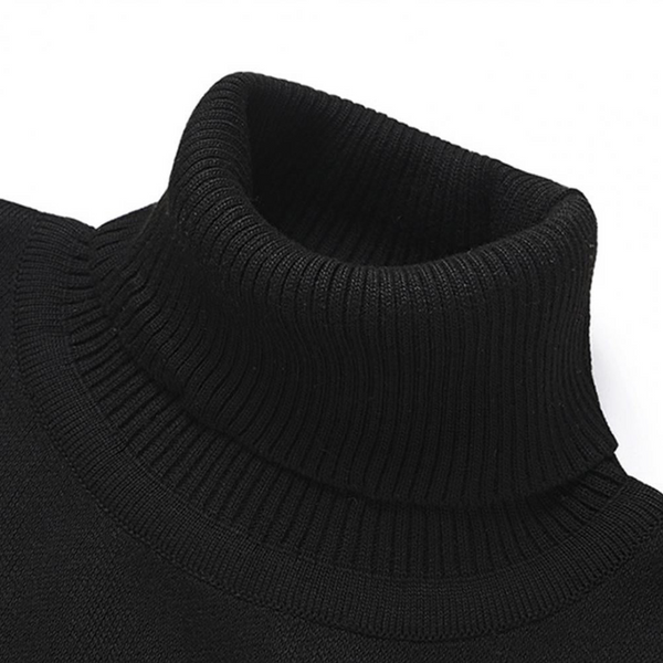 Men's Knitted Turtleneck Sweater