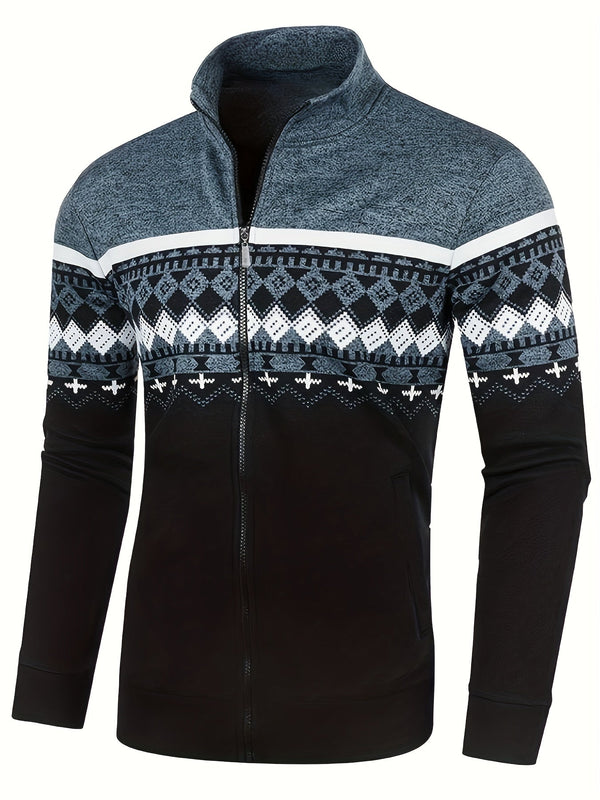 James | Retro Stretch Cardigan for Men