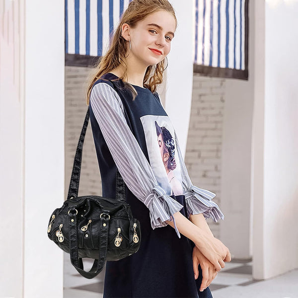 Mitchelle | Chic Crossbody Handbag with Multi-Pocket Design